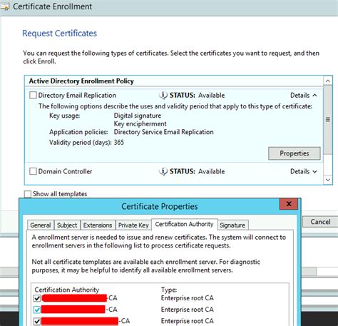 Lexmark domain controller certificate requirements